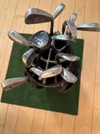 2 Golftassen met diverse clubs vintage, Sport en Fitness, Golf, Ophalen, Gebruikt, Set, Overige merken