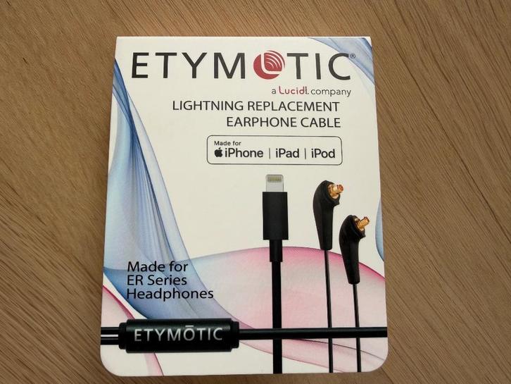 Etymotic 1009 Lightning to MMCX kabel, Audio, Tv en Foto, Audiokabels en Televisiekabels, Zo goed als nieuw, Overige kabels, Minder dan 2 meter