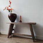 Bankje van steigerhout, Ophalen, Gebruikt, 25 tot 50 cm, Rechthoekig