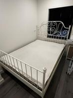 Bed, Huis en Inrichting, Slaapkamer | Bedden, Ophalen, Verstelbaar, Wit, Tweepersoons