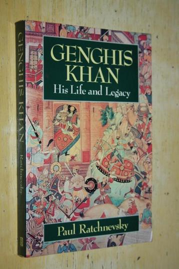 Genghis Khan His Life and Legacy Paul Ratchnevsky Mongolie beschikbaar voor biedingen