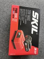 Skil pwr core 20v oplader + 2.5ah accu, Nieuw, Ophalen of Verzenden