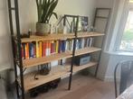 Industriële Boekenkast, Huis en Inrichting, Kasten | Boekenkasten, Ophalen, Met plank(en), 100 tot 150 cm, Zo goed als nieuw