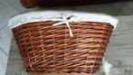 Mooie ovalen rieten mand met bekleding, Ophalen, Mand, Zo goed als nieuw, Riet
