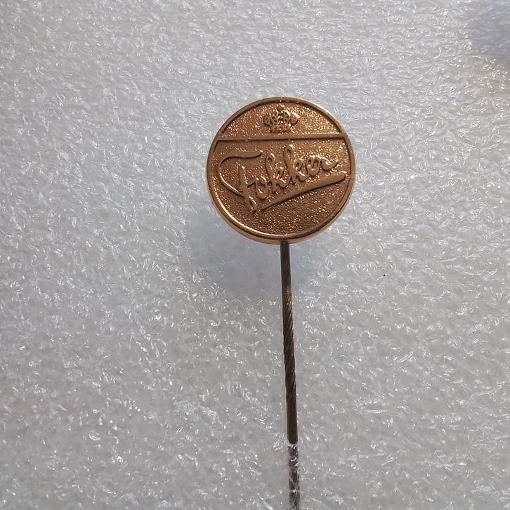 Fokker vliegtuig fabrikant, Verzamelen, Speldjes, Pins en Buttons, Transport, Ophalen of Verzenden