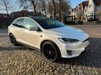 Tesla Model X100d 2018 6 persoons Wit metallic., Automaat, Model X, Zwart, 2433 kg