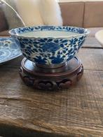 Antieke 17/18e eeuwse Chinese kom met zilver montuur, Antiek en Kunst, Ophalen of Verzenden, Zilver