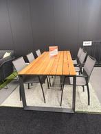 Prachtige tuinset met teakhouten tafel!, Ophalen, Nieuw, Teakhout