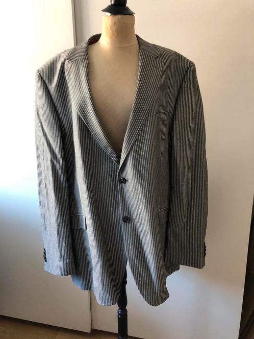 Colbert grijs wit gestreept maat 30, Kleding | Heren, Kostuums en Colberts, Zo goed als nieuw, Maat 56/58 (XL), Grijs, Ophalen of Verzenden