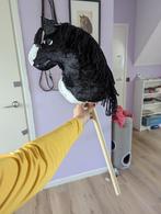 Zwart/wit zelfgemaakte hobby horse, Ophalen of Verzenden, Zo goed als nieuw
