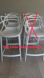 Kartell barkruk wit per paar of x2, Huis en Inrichting, Barkrukken, Ophalen, Gebruikt, Kunststof