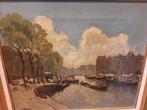 Chris Soer Stadsgezicht Delfshaven Rotterdam, Antiek en Kunst, Ophalen