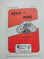 AJAX - NAC Programma seizoen 1978/79 no 21, Verzenden, Ajax