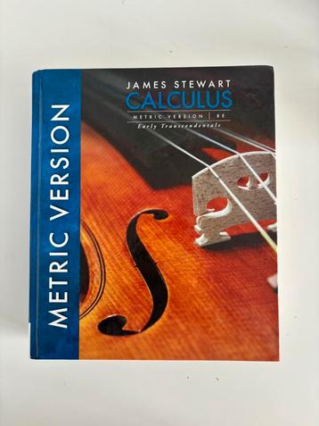 James Stewart Calculus Metric Version 8 edition beschikbaar voor biedingen