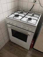 white oven (Gasfornuizen), Witgoed en Apparatuur, Ovens, 60 cm of meer, Vrijstaand, Zo goed als nieuw, 45 tot 60 cm