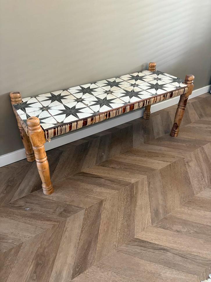Leuk Halbankje / Sitetable, Huis en Inrichting, Overige Huis en Inrichting, Zo goed als nieuw, Ophalen