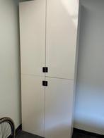 Witte Schoenenkast - 88,5x216x34cm, Huis en Inrichting, Kasten | Kledingkasten, Kunststof, Gebruikt, 200 cm of meer, 25 tot 50 cm