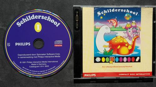 CDI - Schilderschool - Philips CD-I Interactief, Spelcomputers en Games, Games | Overige, Zo goed als nieuw, 1 speler, Vanaf 3 jaar
