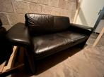 Skalma couch - black leather, Huis en Inrichting, Ophalen, Zo goed als nieuw, 150 tot 200 cm