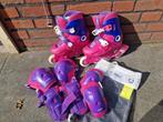 Oxelo Skeelers 28-30 + Bescherming 2XS, Kinderen, Inline skates 4 wielen, Ophalen, Overige merken