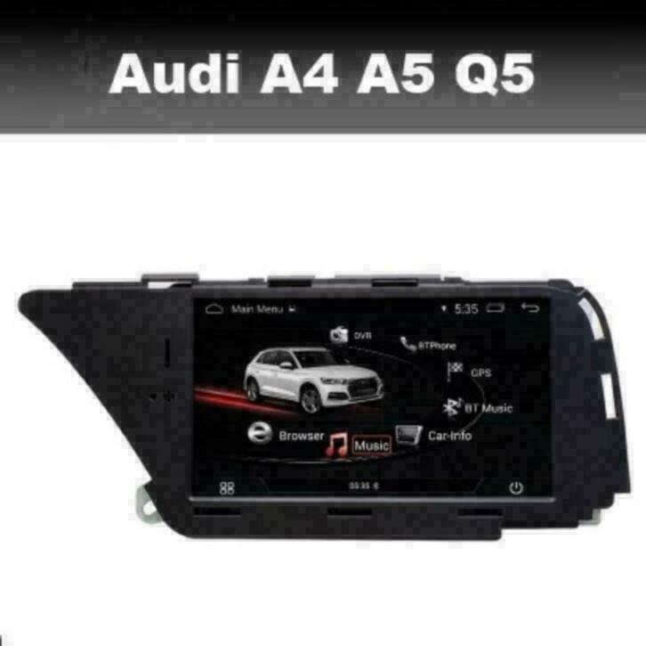 Audi A4 A5 Q5 navigatie android 9.0 gps wifi carkit dab+ usb, Auto diversen, Autoradio's, Nieuw, Ophalen of Verzenden