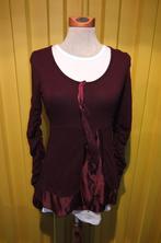 Watcher blouse / tuniek bordeaux rood / aubergine maat 36, Kleding | Dames, Watcher, Ophalen of Verzenden, Zo goed als nieuw, Maat 36 (S)