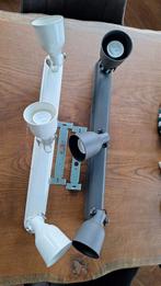 2x IKEA HEKTAR Plafondrail met 3 Spots, Huis en Inrichting, Lampen | Spots, Metaal of Aluminium, Ophalen of Verzenden, Zo goed als nieuw