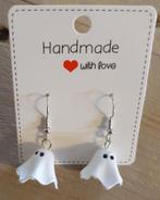 Halloween oorbellen, Sieraden, Tassen en Uiterlijk, Ophalen, Zo goed als nieuw, Wit, Overige materialen