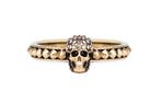 Alexander McQueen Pave Skull Ring, Met kristal, Overige materialen, Overige kleuren, Ophalen of Verzenden