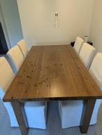 Ikea eetkamer set tafel en 6 stoelen (henriksdal), Huis en Inrichting, Ophalen, Gebruikt, 50 tot 100 cm, Vijf personen of meer