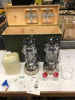 Optimus 1550 G, 2 stuks in in kist, set 5, Antiek en Kunst, Antiek | Lampen, Ophalen of Verzenden