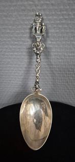 Antieke zilveren geboortelepel moederliefde zilvermerken, Ophalen of Verzenden