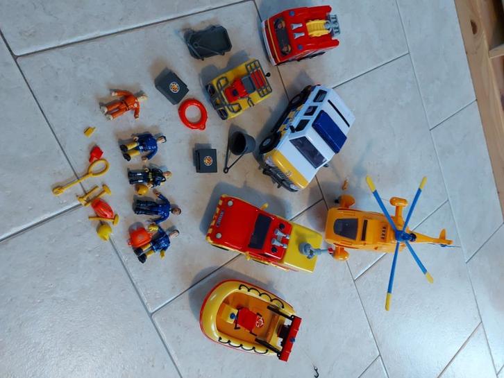 Brandweerman sam speelgoed, Kinderen en Baby's, Speelgoed | Actiefiguren, Zo goed als nieuw, Ophalen of Verzenden