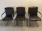 Echt leren merkstoelen, Ophalen, Gebruikt, Bruin, Leer