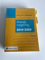 Arbeidswetgeving 2019/2020, Boeken, Ophalen of Verzenden, Zo goed als nieuw, WO
