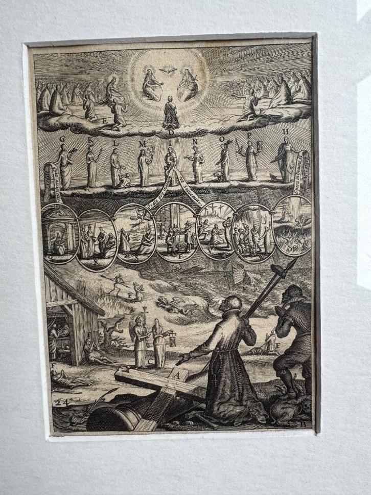 O U D - 1620 - Boetius Bolswert. (1580-1633), Antiek en Kunst, Kunst | Etsen en Gravures, Ophalen of Verzenden