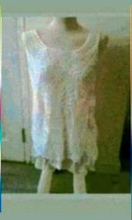 Wit top maat L, Wit, Maat 42/44 (L), Ophalen of Verzenden, Zo goed als nieuw