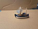 Vintage decoratief vissersbootje, Ophalen of Verzenden, Gebruikt