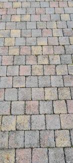 Tuintegel cobblestones 14x14cm, Tuin en Terras, Beton, Gebruikt, Ophalen, Terrastegels