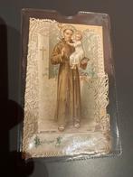 Antiek Bouasse-Lebel devotieprentje –Sint Antonius (ca. 1900, Antiek en Kunst, Antiek | Religie, Verzenden