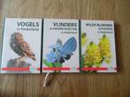 3 natuur boeken nieuw vogels ,vlinder / insecten wilde bloem, Boeken, Ophalen of Verzenden, Nieuw, Natuur algemeen, Diverse auteurs