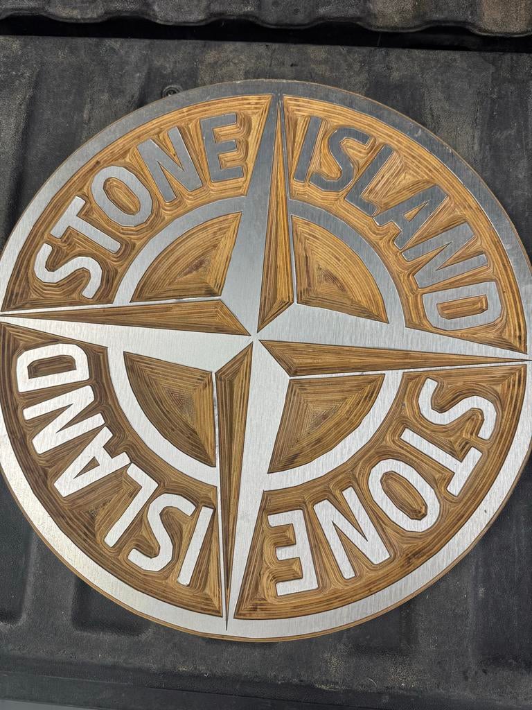 Stone Island Reclamebord - Limited Edition, Ophalen, Zo goed als nieuw, Reclamebord
