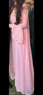 Mooi indiase kleding (dress suit ) 3 delig, Overige typen, Ophalen of Verzenden, Zo goed als nieuw, Roze