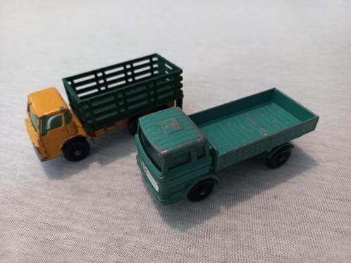 Lot 2 Matchbox Lesney Vrachtwagens, Hobby en Vrije tijd, Modelauto's | Overige schalen, Gebruikt, Bus of Vrachtwagen, Ophalen of Verzenden
