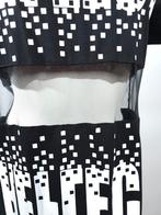 Nieuw Hanny Deep zwart tuniek/jurk met transparant stuk mt M, Maat 38/40 (M), Zwart, Nieuw, Ophalen of Verzenden