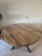 Eettafel mango rond 150cm, Huis en Inrichting, Tafels | Eettafels, Mango, Rond, Ophalen of Verzenden, Zo goed als nieuw