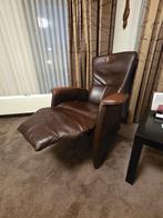 Leren Fauteuil, Huis en Inrichting, Fauteuils, Ophalen, Gebruikt, 50 tot 75 cm, Leer