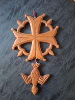 Houten hugenoten kruis, Ophalen