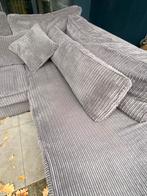 !!ACTIE!! DIEPE RIBSTOF HOEKBANK, GRATIS LEVERING, Huis en Inrichting, Verzenden, Hoekbank, 300 cm of meer, Metaal