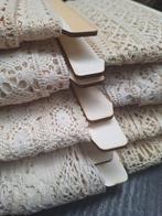 Prachtige vintage brocante kanten, 8 haspels, Ophalen of Verzenden, Nieuw, Kant